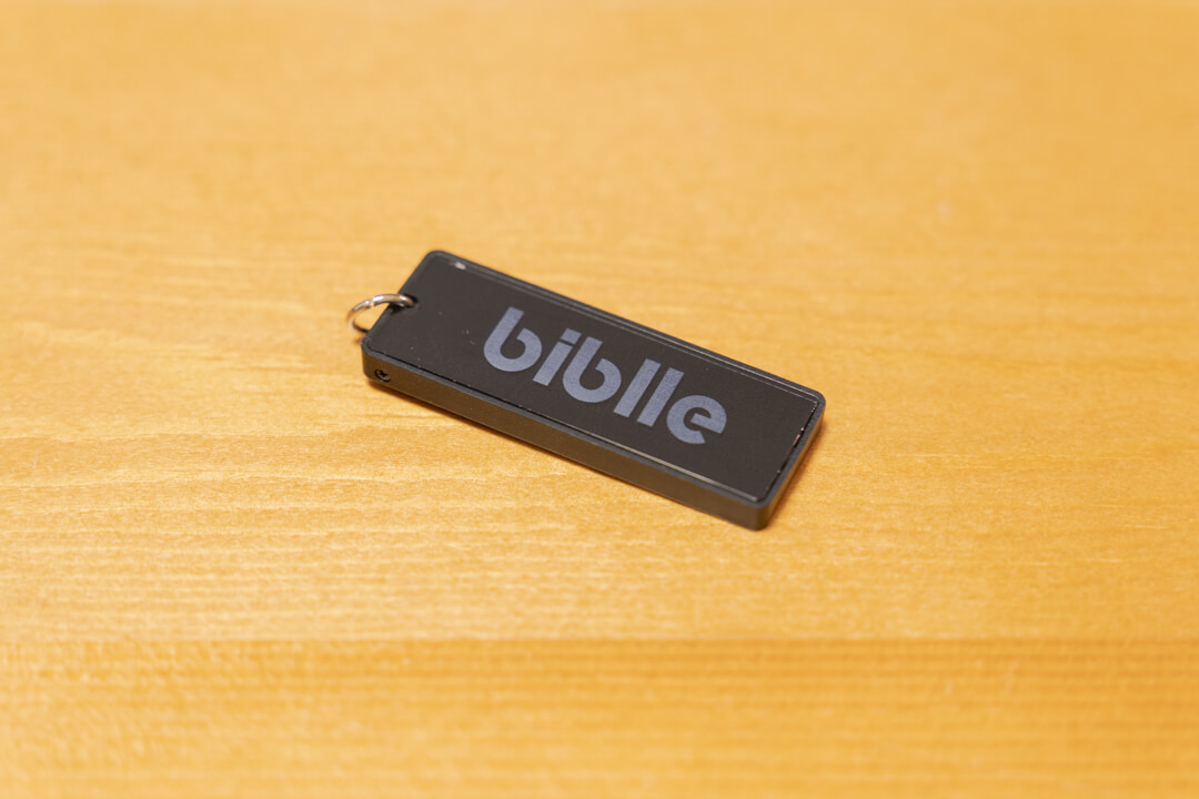 スマートタグbiblle（ビブル）の外観