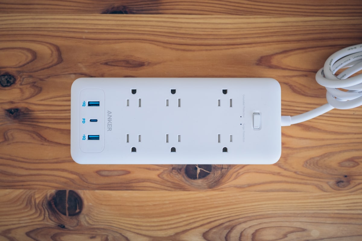 Anker PowerPort Strip PD 6（電源タップ）